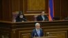 Armenian President Serzh Sarkisian addresses parliament, Yerevan, May 18, 2017