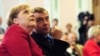 Німецький канцлер Ангела Меркель і президент Росії Дмитро Медведєв дають прес-конференцію після німецько-російських переговорів у Єкатеринбурзі, 15 липня 2010 року