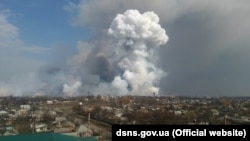 Пожежа на складах у Балаклії, 2017 рік