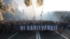 Учасники маршу «Ні капітуляції» в Києві прийшли до Офісу президента