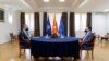 Илустрација, средба на премиерот Зоран Заев со лидерот на опозициската ВМРО- ДПММНЕ Христијан Мицкоски на 29 март 2021 година 