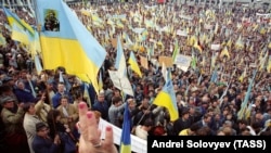 Київ, 30 вересня 1990 року. Мітинг, на якому закликали до виходу України зі складу СРСР 
