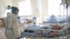 Armenia -- A healthcare worker clad in protective gear looks after COVID-19 patients at the Surb Grigor Lusavorich Medical Center, Yerevan, June 5, 2020.