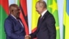 Президент Росії Володимир Путін і голова Африканського союзу Азалі Ассумані 28 липня, Санкт-Петербург, Росія