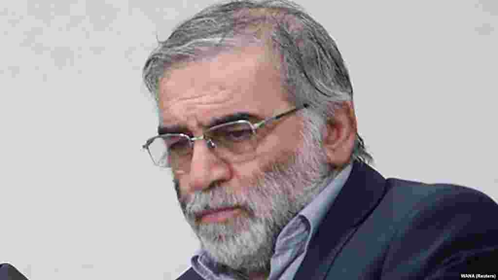 Mohsen Fakhrizadeh (1961-2020) Fakhrizadeh je bio član iranskog tvrdog korpusa garde Islamske revolucije. Fizičar je opisan kao "mozak" iza iranskog nuklearnog programa. 