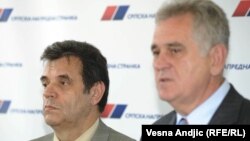 Vojislav Koštunca i Tomislav Nikolić