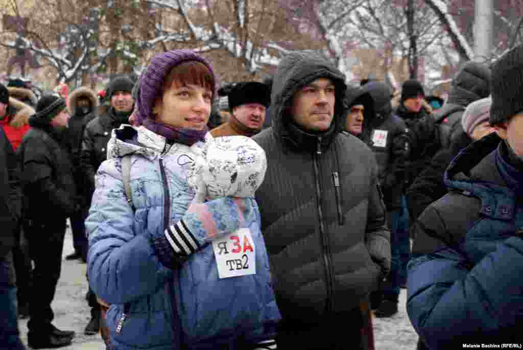 Пикет в Томске в защиту "ТВ-2"