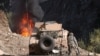FILE photo of fighting in Waygal district in Afghanistan's Nuristan province.