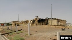 A view of the damaged building at Iran's Natanz nuclear facility after what authorities say was an act of sabotage on July 2.