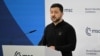 Украинскиот претседател Володимир Зеленски одржува говор на Минхенската безбедносна конференција, 15 февруари 2025 година