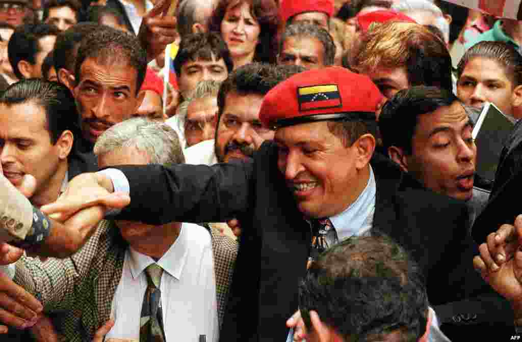 Karakas, 29. juli 1997. Foto: AFP / Bertrand Parres