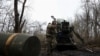 Українська артилерія працює на Покровському напрямку, квітень 2025 року