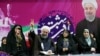 حسن روحانی در گردهمایی انتخاباتی زنان حامی خود در اردیبهشت ۹۶