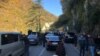 Гумістський міст, який заблокували протестувальники