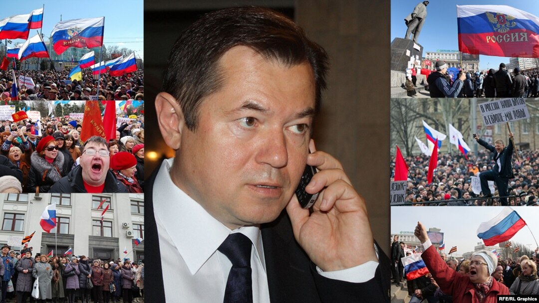 The man on the phone and the people in the streets