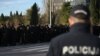 Protestni skup Srpske pravoslavne crkve u Podgorici, Crna Gora, 24. decembra 2019. godine.
