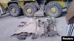 The authorities say 13 security officers and 30 militants were killed in the operation in the region, which lasted for several weeks, though locals say many more civilians died.