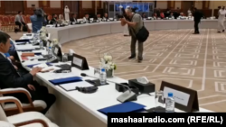 قطر کې د افغان سیاستوالو او طالب استازو ترمنځ غونډه
(ارشيف)