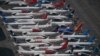 Prizemljeni avioni Boeinga 737 Max na aerodromu u Washingtonu, SAD, 17. novembra 2020.