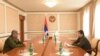 De fakto predsednik Nagorno-Karabaha Arajik Arutjunjan (desno) i šef bezbednosti regiona Vitalij Balasanjan (levo) izgleda da se nadmeću za kontrolu i uticaj na spornoj teritoriji. (arhivska fotografija)