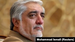 Afghan presidential candidate Abdullah Abdullah