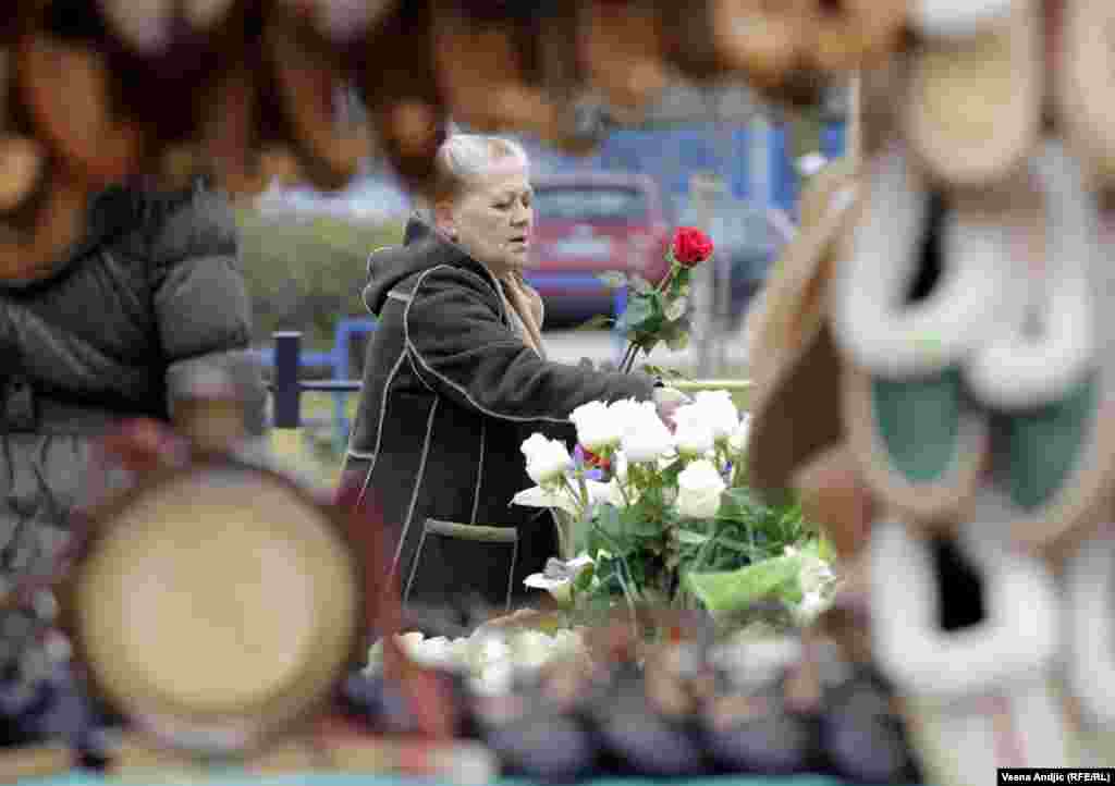 Продажа цветов в Белграде, Сербия 