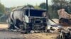 3 Ukrainians Killed In Russian Drone Strike On Gas Tanker