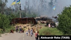 Український КПВВ біля Станиці Луганської, 26 червня 2019 року