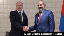 Հայաստանի վարչապետ Նիկոլ Փաշինյան և Ռուսաստանի նախագահ Վլադիմիր Պուտին, արխիվ