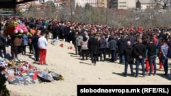 Поворка од погрбот на жртвите во пожарот во Кочани, 20 март 2025 година