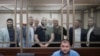 Фігуранти другої бахчисарайської «справи Хізб ут-Тахрір» на суді в Ростові-на-Дону (архівне фото)
