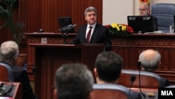 Годишно обраќање на претседателот Ѓорге Иванов во Собранието на Република Македонија