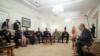 Илустрација, Рускиот претседател Путин на средба со војници 