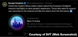 "Europe Invasion" u martu 2024. je promovisao YouTube kanal "West to Dubai"
