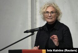 Christine Lambrecht, ministrul german al Apărării (imagine de arhivă).