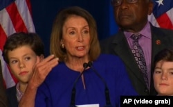 Nancy Pelosi, liderul Camerei Reprezentanților, din partea democraților