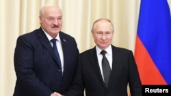Բելառուսի և Ռուսաստանի նախագահներ Ալեքսանդր Լուկաշենկոն և Վլադիմիր Պուտինը, Նովո-Օգարևո, 17 փետրվարի, 2023թ.