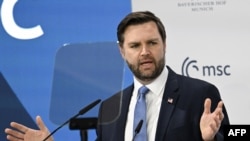 Германија - Џеј Ди Венс, потпретседател на Соединетите Американски Држави (САД) на 61 Минхенска безбедносна конференција, Минхен, 14 февруари 2025 година. 