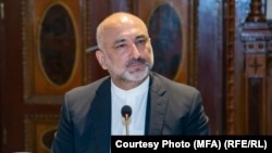 د جمهوري نظام پر مهال د افغانستان د بهرنیو چارو وزیر محمد حنیف اتمر