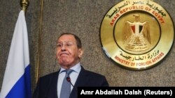 Promisiunile au fost făcute de Serghei Lavrov în timpul vizitei din Egipt, la Cairo. 24 iulie 2022.