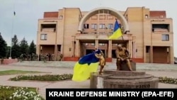 На фото центр міста Балаклія на Харківщині, яке Збройні сили України звільнили від військ РФ. Україна, 10 вересня 2022 року