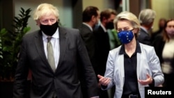 Britanski premijer Boris Johnson i Predsjednica Evropske komisije Ursula von der Leyen