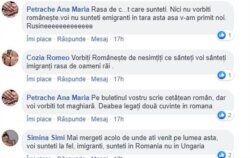Câteva comentarii pe facebook, la reportajul video despre conflictul de la Ditrău. Peste 2.000, cu exprimări vulgare, au fost șterse