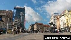 Trg bana Jelačića, centar Zagreba