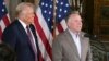 Американскиот претседател Доналд Трамп и специјалниот пратеник Стив Виткоф