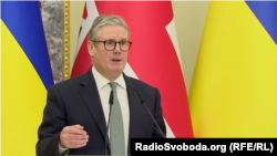 УКРАИНА -- Кир Стармер, премиер на Велика Британија. Киев, 16 јануари 2025 година