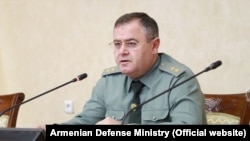 Lieutenant-General Artak Davtian, chief of the Armenian Armed Forces’ General Staff (file photo). 