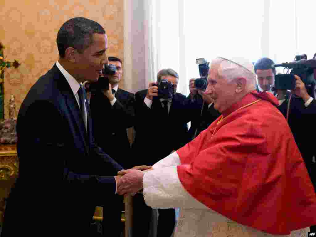 Sa američkim predsjednikom Barackom Obamom u julu 2009.