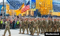 Військові армії США на параді з нагоди Дня Незалежності України. Київ, 24 серпня 2018 року