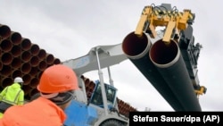 Падчас пракладкі газаправоду 